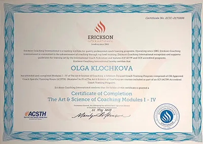 Certificate of Completion